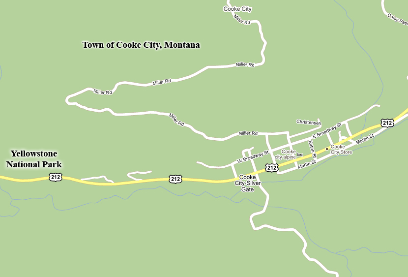 Cooke City Map